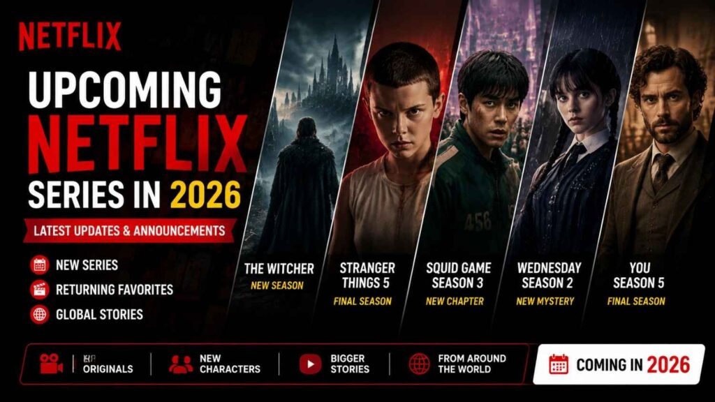 All Upcoming Netflix Series in 2026 (Latest Updates & Announcements)