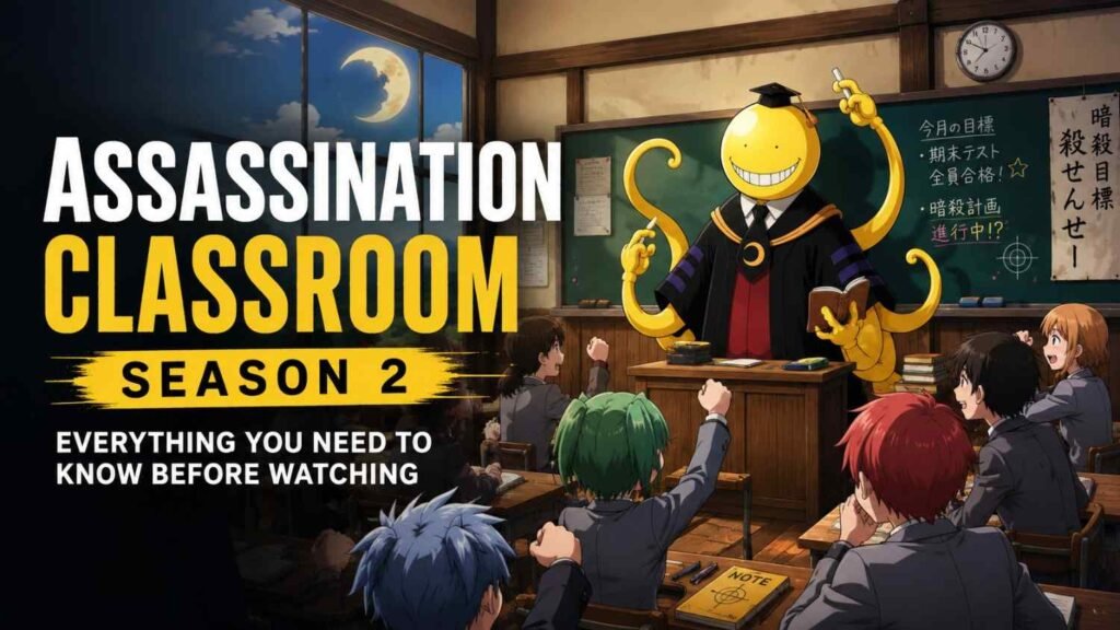 Assassination Classroom Season 2 on Netflix Everything You Need to Know Before Watching