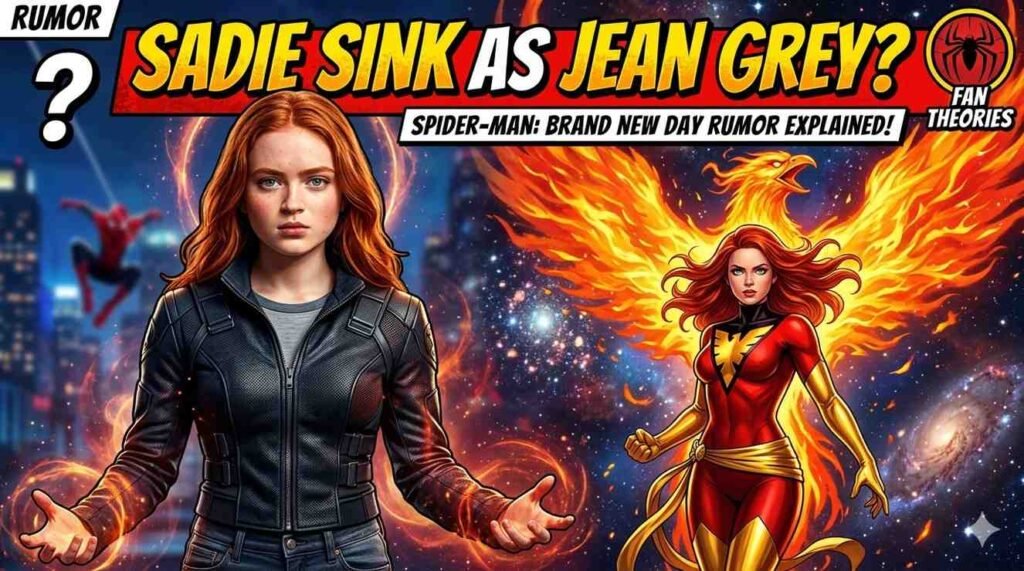 Is Sadie Sink Playing Jean Grey in Spider-Man Brand New Day Biggest Role Theories Explained