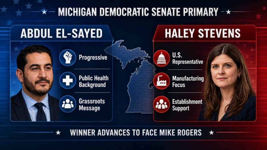 Abdul El-Sayed vs. Haley Stevens