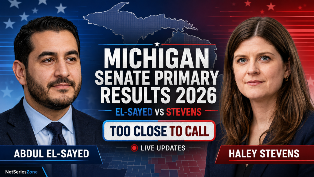 Michigan Senate Primary Results 2026 Live El-Sayed Leads Stevens in Race Too Close to Call